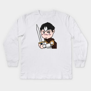 Paladin Shiro Kids Long Sleeve T-Shirt